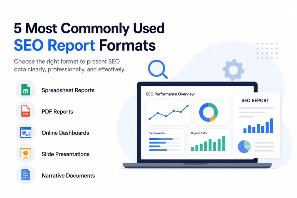 5 Most Commonly Used SEO Report Formats